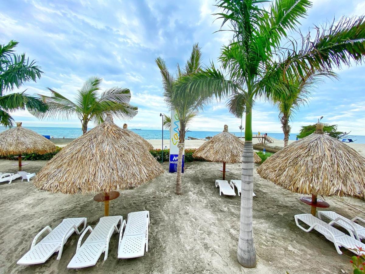 Apartamento Encantador Samaria Club De Playa, 3 Alcobas 6 Personas Playa Privada Santa Marta  Bagian luar foto