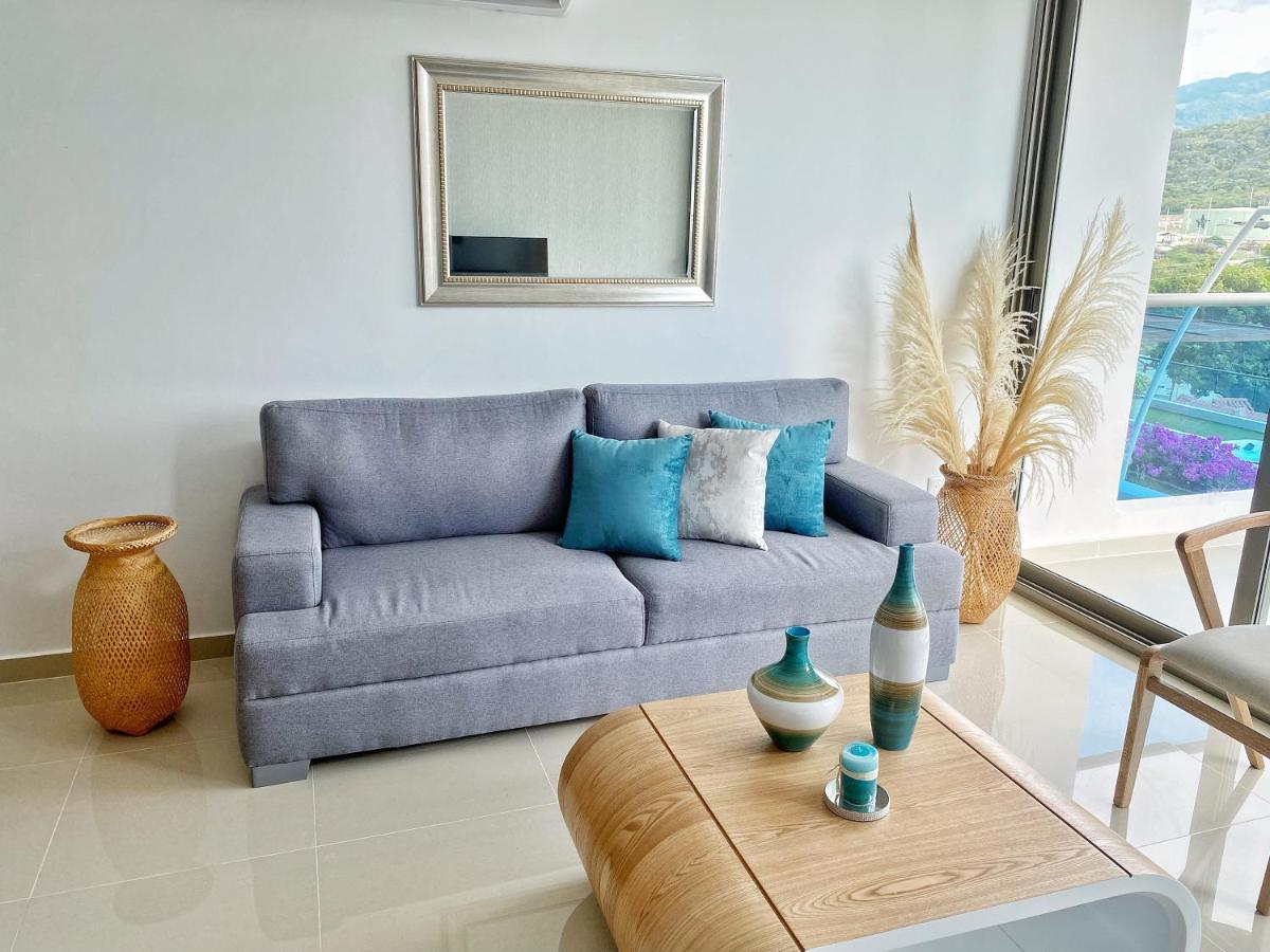 Apartamento Encantador Samaria Club De Playa, 3 Alcobas 6 Personas Playa Privada Santa Marta  Bagian luar foto