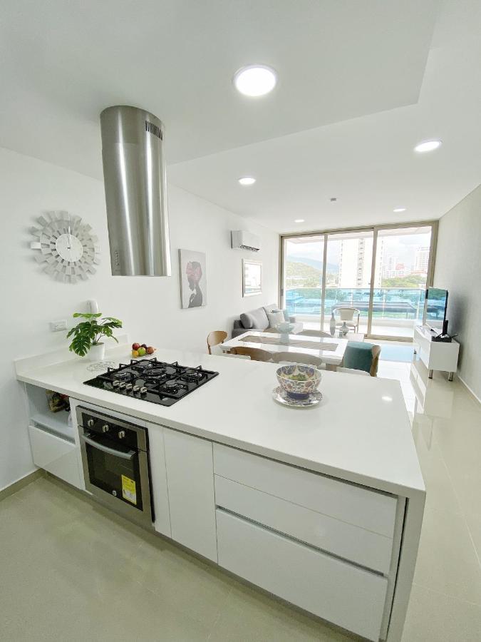Apartamento Encantador Samaria Club De Playa, 3 Alcobas 6 Personas Playa Privada Santa Marta  Bagian luar foto