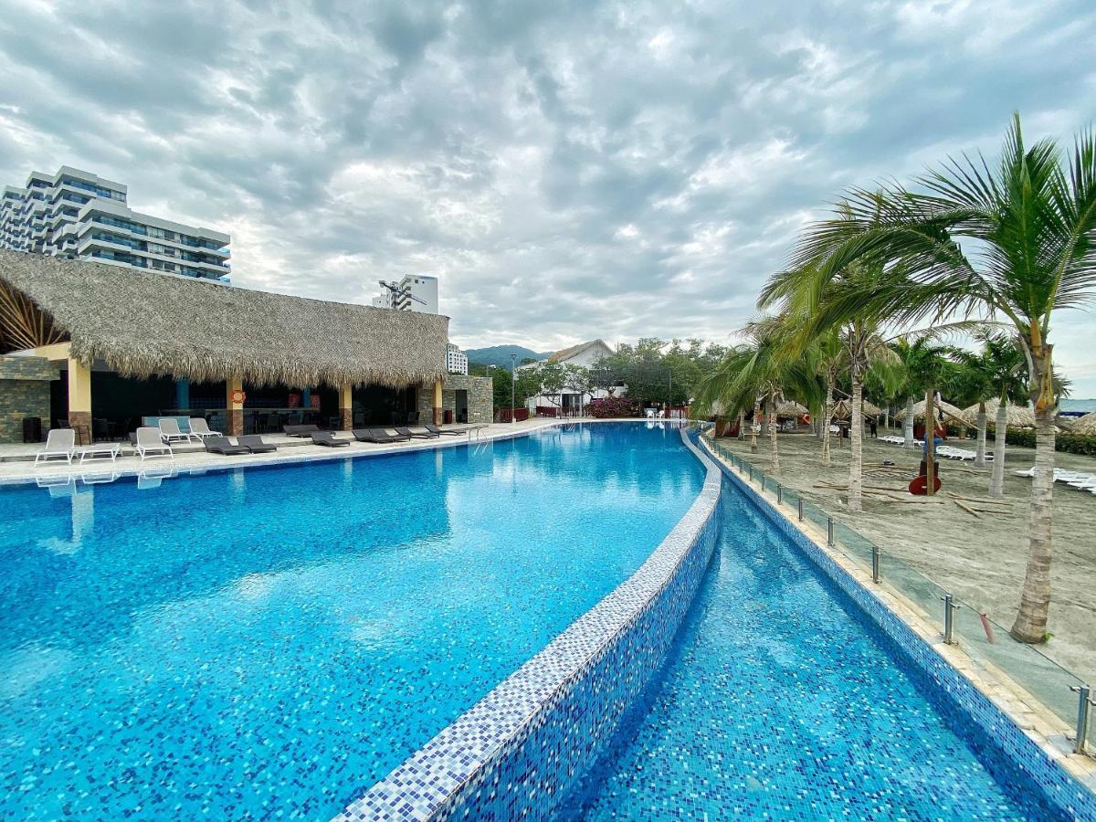 Apartamento Encantador Samaria Club De Playa, 3 Alcobas 6 Personas Playa Privada Santa Marta  Bagian luar foto