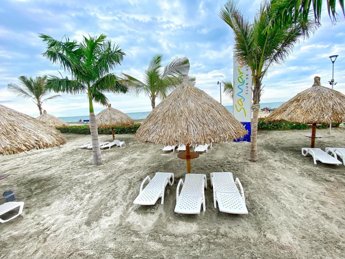 Apartamento Encantador Samaria Club De Playa, 3 Alcobas 6 Personas Playa Privada Santa Marta  Bagian luar foto