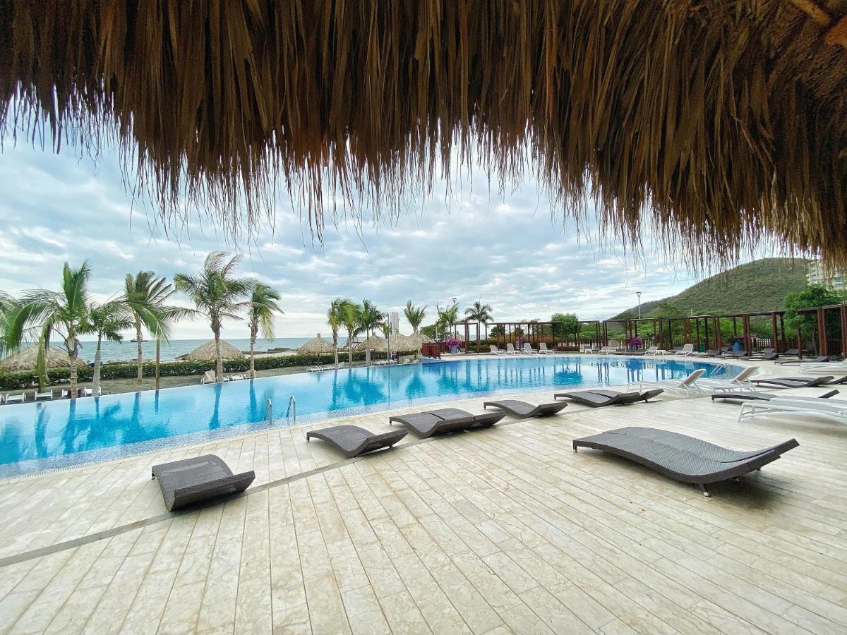 Apartamento Encantador Samaria Club De Playa, 3 Alcobas 6 Personas Playa Privada Santa Marta  Bagian luar foto