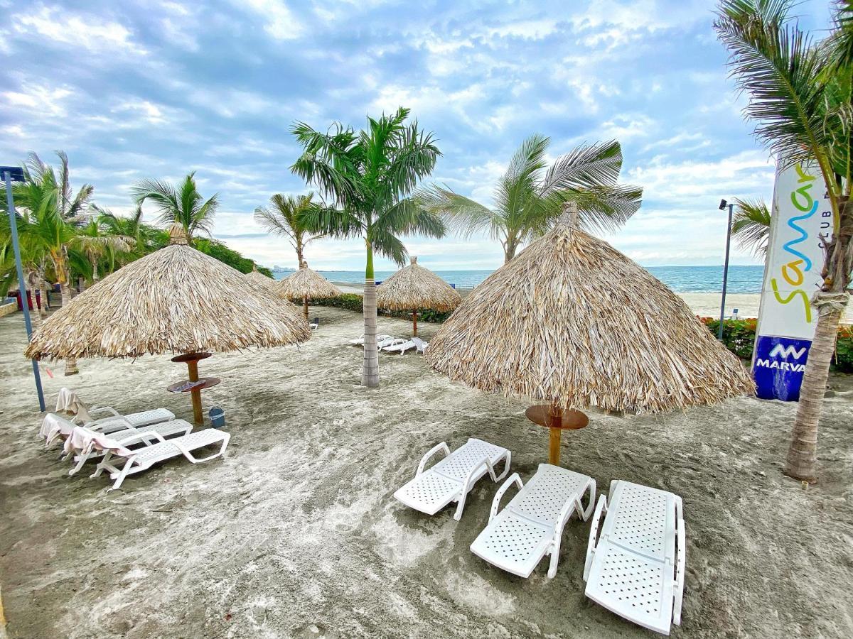 Apartamento Encantador Samaria Club De Playa, 3 Alcobas 6 Personas Playa Privada Santa Marta  Bagian luar foto